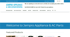Desktop Screenshot of jemproapplianceparts.com
